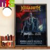 Metallica World Tour M72 Madrid Last Gig In Europe At Estadio Civitas Metropolitano Madrid Spain July 14th 2024 Decor Wall Art Poster Canvas