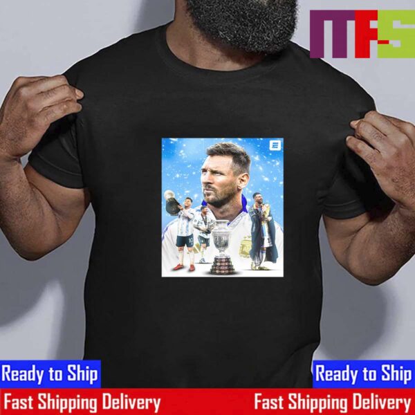 Messi And Argentina At 2024 Copa America One Win Away From Adding Another Trophy Classic T-Shirt