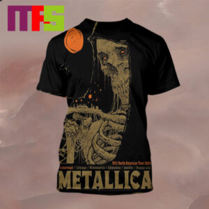 Metallica At Foxborough Massachusetts M72 World Tour 2024 North America Tour All Over Print Shirt