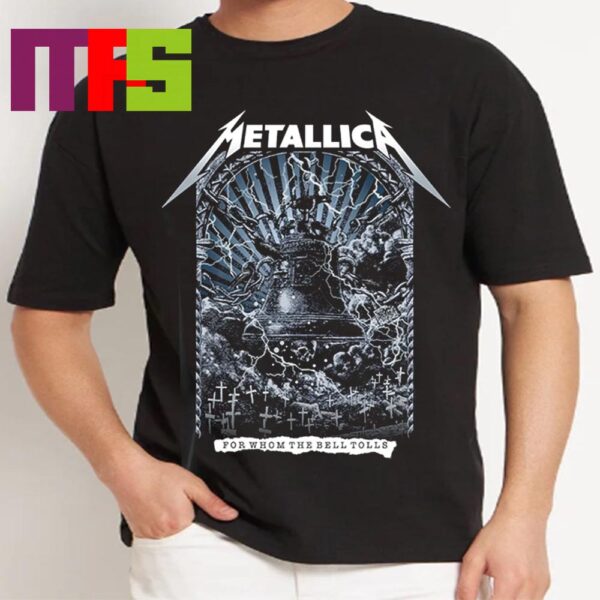 Metallica Celebrating 40 Years Of Ride The Lighting For Whom The Bell Tolls Classic T-Shirt