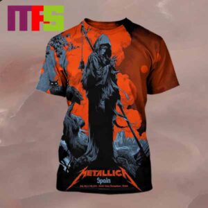 Metallica In Madrid Spain 2024 M72 World Tour On July 12th And 14th M72 Madrid All Over Print Shirt