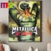 Metallica Two Days World Tour M72 Madrid Final No Repeat Weekend In Europe At Estadio Civitas Metropolitano Madrid Spain July 12nd-14th 2024 Wall Decor Poster Canvas