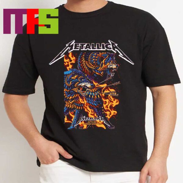 Metallica Tonight In Warsaw Poland 2024 M72 World Tour M72 Warsaw PGE Narodowy On July 7th Unisex T Shirt