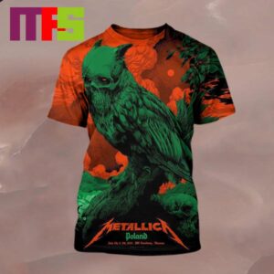 Metallica Warsaw Poland M72 World Tour M72 Warsaw PGE Narodowy On July 5th And 7th 2024 All Over Print Shirt