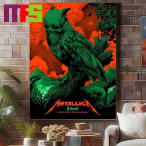 Metallica Warsaw Polonia Poster M72 World Tour On July 5th And 7th 2024 Home Decor Poster Canvas