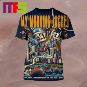 My Morning Jacket 2024 Fairgrounds At The Salt Shed Chicago Illinois On July 4th All Over Print Shirt