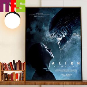 New Poster Alien Romulus In Theaters On August 16th 2024 Decor Wall Art Poster Canvas New Poster Alien Romulus In Theaters On August 16th 2024 Decor Wall Art Poster Canvas