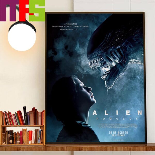 New Poster Alien Romulus In Theaters On August 16th 2024 Decor Wall Art Poster Canvas