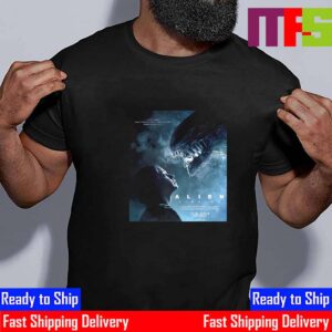 New Poster Alien Romulus In Theaters On August 16th 2024 Essential T-Shirt New Poster Alien Romulus In Theaters On August 16th 2024 Essential T-Shirt