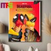 New Poster Deadpool And Wolverine 2024 Marvel Studios Only In Cinemas On July 25th Star Hugh Jackman And Ryan Reynolds Home Decor Poster Canvas