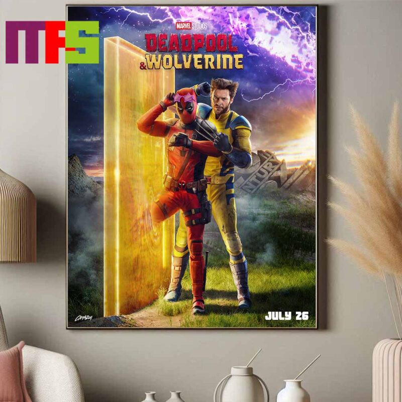 New Poster Deadpool And Wolverine 2024 Release On July 26th Marvel ...