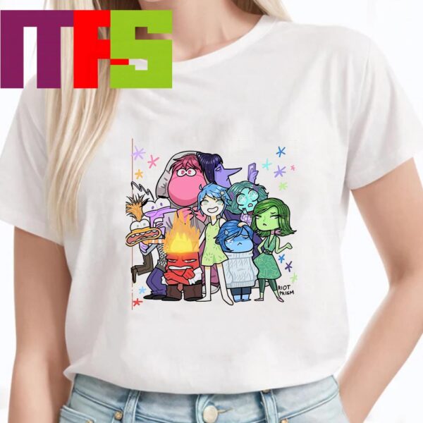 New Poster Inside Out 2 Pixar With New Character Anxiety Envy Embarrassment And Ennui Classic T Shirt