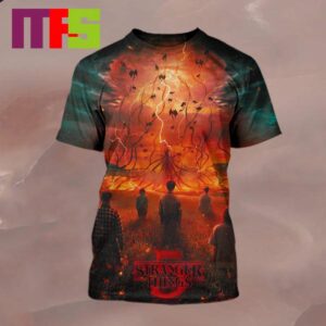 New Poster Stranger Things 5 Final Season 2025 Coming Soon On Netflix All Over Print Shirt