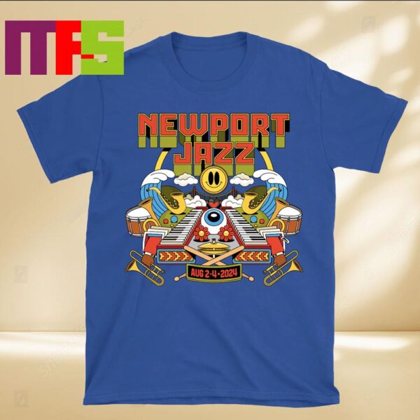 Newport Jazz Festival At Fort Adams State Park In Newport Rhode Island 2024 On August 2nd-4th Classic T-Shirt