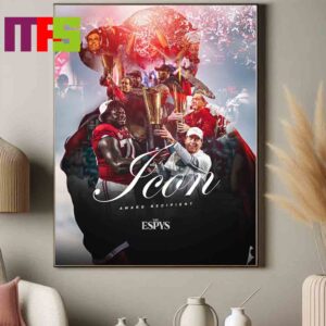 Nick Saban Wins ESPY Icon Award Recipient 2024 Roll Tide Home Decor Poster Canvas