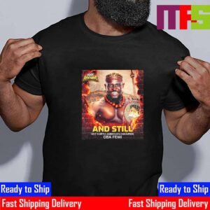 Oba Femi And Still WWE NXT North American Champion At NXT Heatwave Vintage T-Shirt