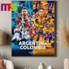 England Vs Spain UEFA Euro 2024 Final Jude Bellingham And Lamine Yamal Home Decor Poster Canvas