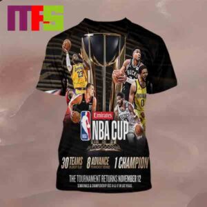 Official Emirates NBA Cup 2024 The Tournament Returns On November 12th All Over Print Shirt
