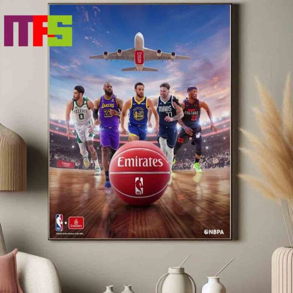 Official Emirates NBA Cup The Tournament Returns 2024 On November 12th Home Decor Poster Canvas