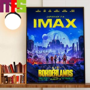 Official Imax Poster Borderlands In Theaters August 9th 2024 Decor Wall Art Poster Canvas Official Imax Poster Borderlands In Theaters August 9th 2024 Decor Wall Art Poster Canvas