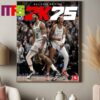 Aja Wilson On NBA 2K25 Cover WNBA Edition Cover Star Ball Over Everything Home Decor Poster Canvas