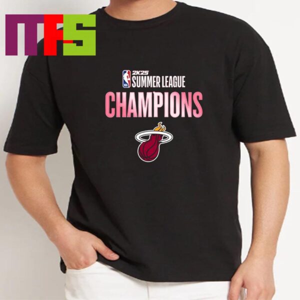 Official Miami Heat 2k25 Summer League Champions T-Shirt