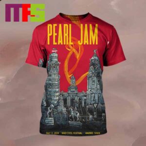 Official Pearl Jam In Madrid Spain Mad Cool Festival 2024 On July 11th All Over Print Shirt Official Pearl Jam In Madrid Spain Mad Cool Festival 2024 On July 11th All Over Print Shirt