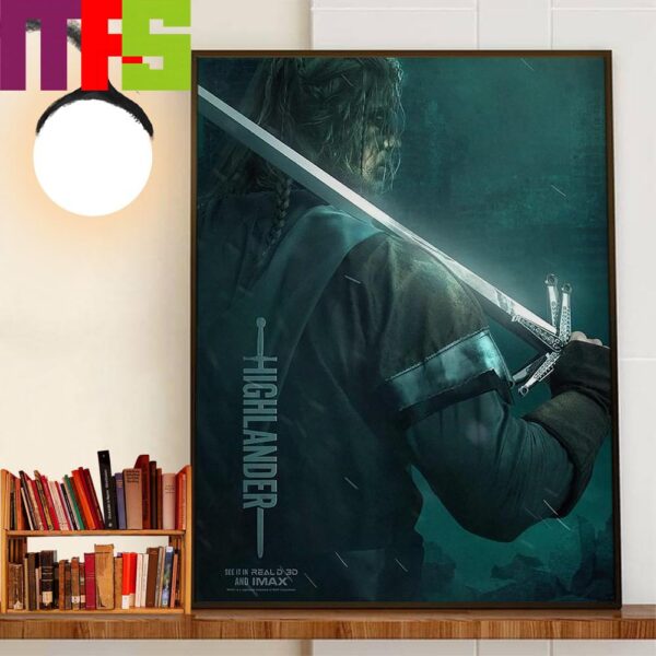 Official Poster Highlander 2025 With Starring Henry Cavill Decor Wall Art Poster Canvas