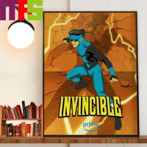 Official Poster Invincible Season 3 Releasing On Prime Decor Wall Art Poster Canvas Official Poster Invincible Season 3 Releasing On Prime Decor Wall Art Poster Canvas