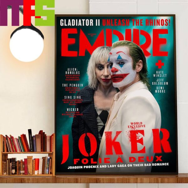 Official Poster Joker Folie A Deux Empire Magazine Cover Decor Wall Art Poster Canvas