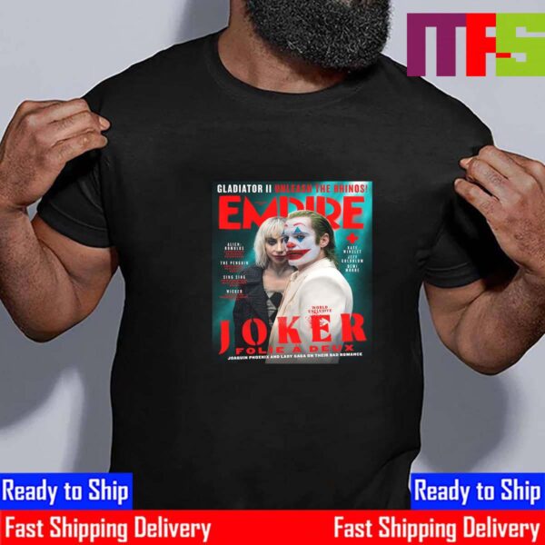 Official Poster Joker Folie A Deux Empire Magazine Cover Essential T-Shirt