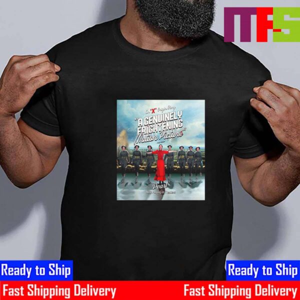 Official Poster Pearl Movie An X Origin Story A Genuinely Frightening Motion Picture The Wrap Vintage T-Shirt