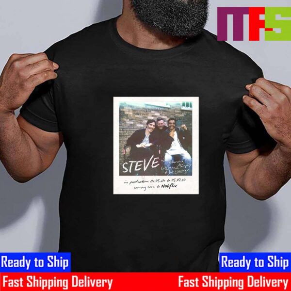 Official Poster Steve With Starring Cillian Murphy Vintage T-Shirt