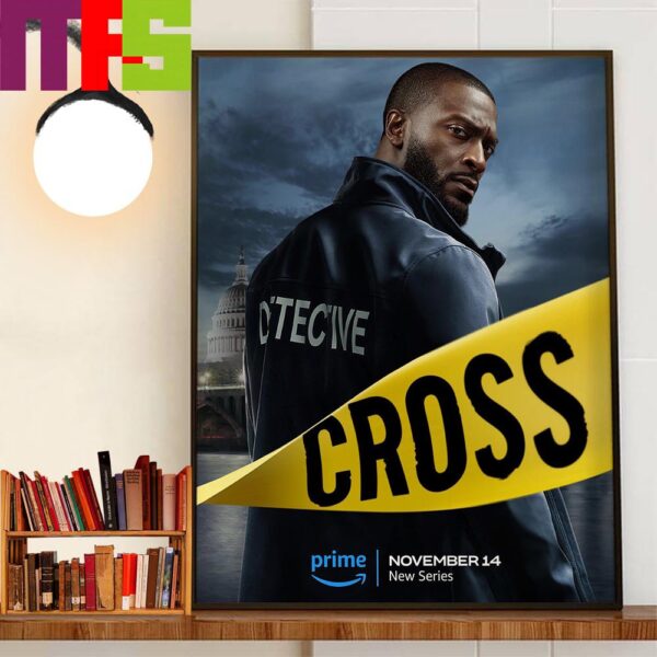 Official Poster The Alex Cross Series Release On November 14th 2024 On Prime Video Wall Decor Poster Canvas