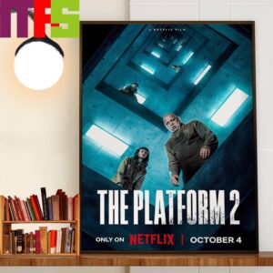 Official Poster The Platform 2 Release October 4th 2024 Decor Wall Art Poster Canvas