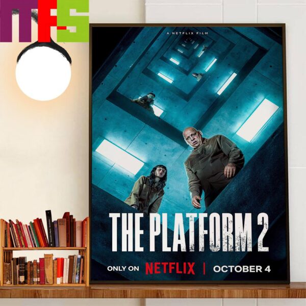 Official Poster The Platform 2 Release October 4th 2024 Decor Wall Art Poster Canvas