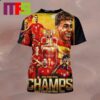 Spain Are UEFA Euro 2024 Champions Beat England To Be Winners Euro Champions 2024 Campeons Vamos Espana All Over Print Shirt