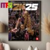 Aja Wilson On NBA 2K25 Cover WNBA Edition Cover Star Ball Over Everything Home Decor Poster Canvas