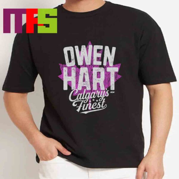 Owen Hart Calgary Finest All Elite Wrestling AEW 2024 CLassic T-Shirt