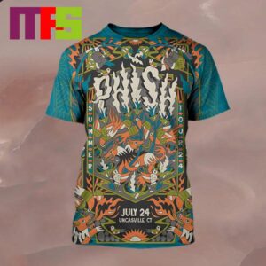 Phish Summer Tour 2024 At Uncasville Connecticut On July 24th All Over Print Shirt Phish Summer Tour 2024 At Uncasville Connecticut On July 24th All Over Print Shirt