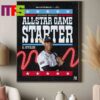 Poster Juan Soto New York Yankees 2024 MLB All Star Game Ballot Finals Home Decor Poster Canvas