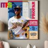 Poster Ketel Marte 2024 MLB All Star Game Stars Reveal The National League Starting Second Baseman Home Decor Poster Canvas