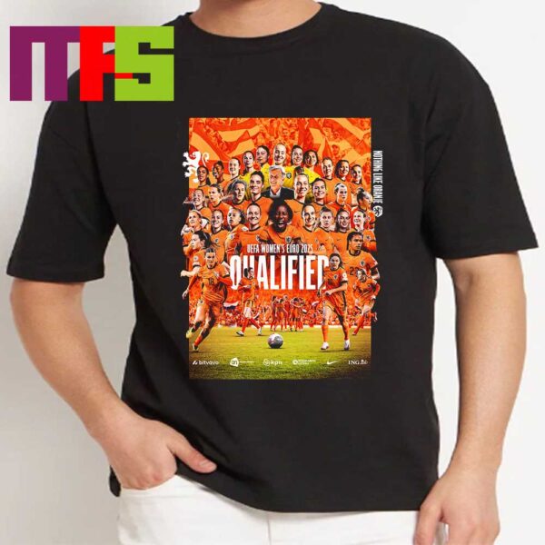 Qualified The Netherlands Women Football Team Head To UEFA Womens Euro 2025 Classic T-Shirt