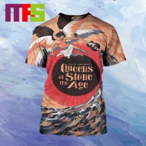 Queens Of The Stone Age At Rome Italy Roma Summer Fest 2024 On July 4th QOTSA All Over Print Shirt