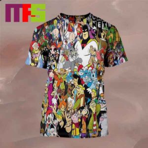 RIP Cartoon Network All Charater Warner Brothers Merger All Over Print Shirt RIP Cartoon Network All Charater Warner Brothers Merger All Over Print Shirt