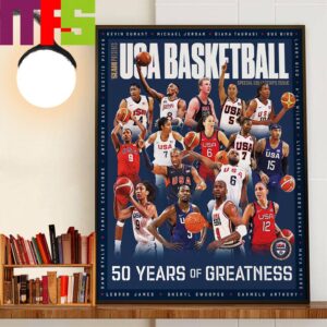 SLAM Presents USA Basketball Special Collector’s Issue 50 Years Of Greatness Decor Wall Art Poster Canvas SLAM Presents USA Basketball Special Collector’s Issue 50 Years Of Greatness Decor Wall Art Poster Canvas