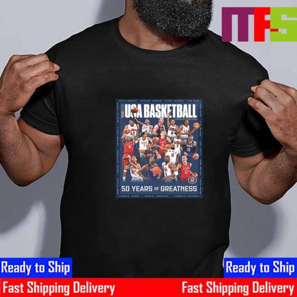 SLAM Presents USA Basketball Special Collector’s Issue 50 Years Of Greatness Essential T-Shirt