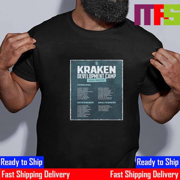 Seattle Kraken Development Camp 2024 Roster Vintage T-Shirt