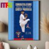 Josh Naylor Cleveland Guardians First Bid To The All Star 2024 MLB All Star Game Home Decor Poster Canvas