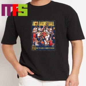 Slam Present USA Basketball Cover Is Celebrating 50 Years Of History The Metal Editions Classic T-Shirt